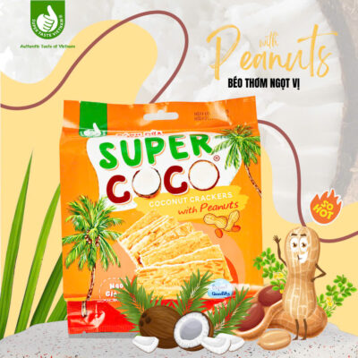 Grilled Coconut Crackers Peanut 150gr